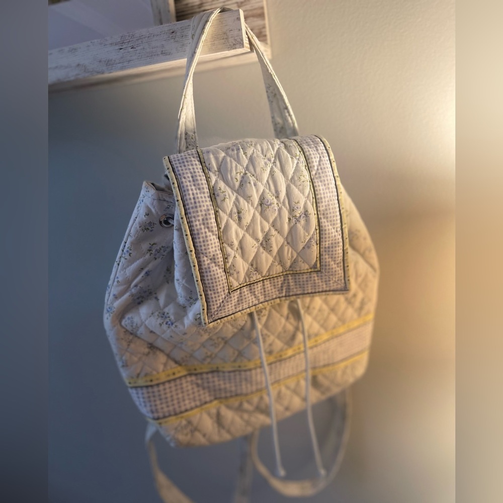 Mini Quilted Backpack - image 1